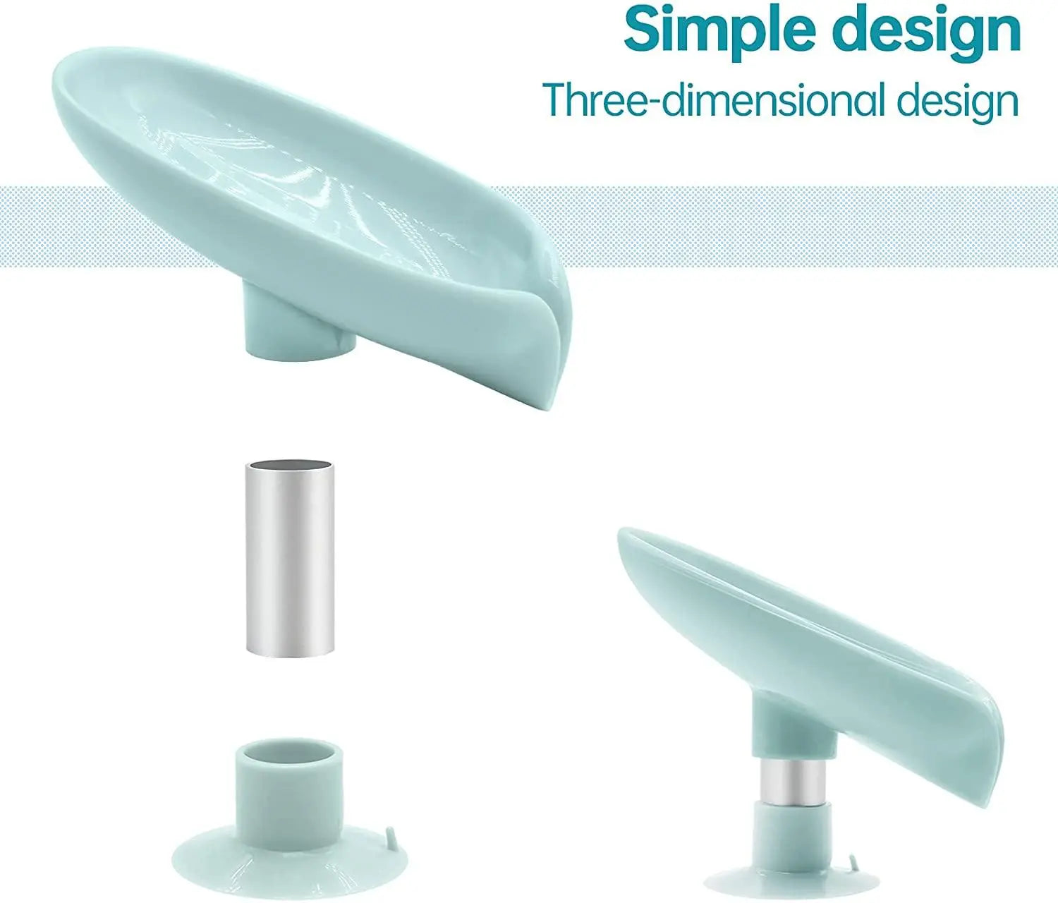 Leaf self draining soap holder – pack of 2