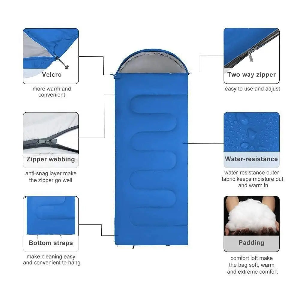 Ultralight 4-season camping sleeping bag