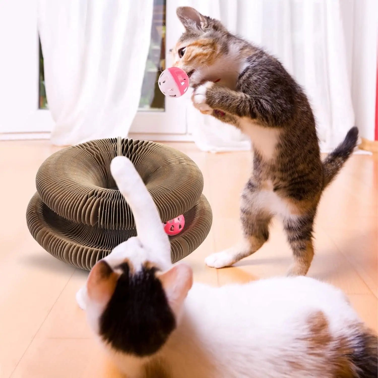 Cat scratching board foldable scratcher