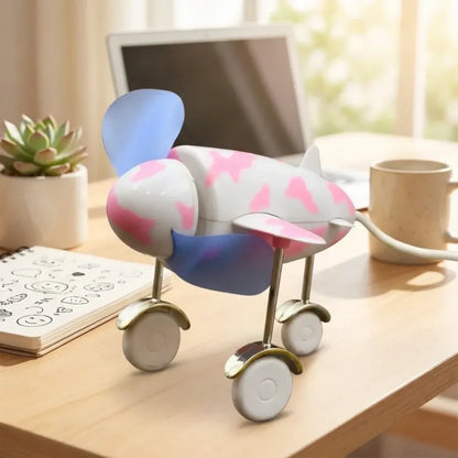 7721 plane shape usb unique design fan energy saving for laptop computer desktop - home improvement