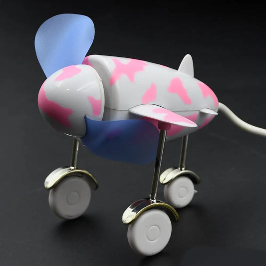 7721 plane shape usb unique design fan energy saving for laptop computer desktop - home improvement