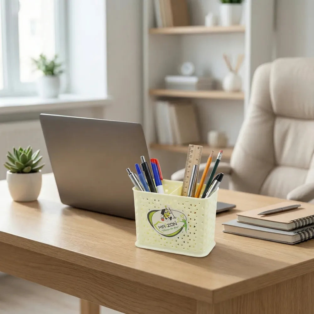 7722 multipurpose holder for desk plastic pen pots organizers pencil stationary supplies office home school non-slip