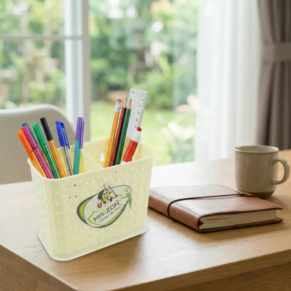 7722 multipurpose holder for desk plastic pen pots organizers pencil stationary supplies office home school non-slip