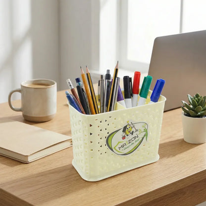 7722 multipurpose holder for desk plastic pen pots organizers pencil stationary supplies office home school non-slip