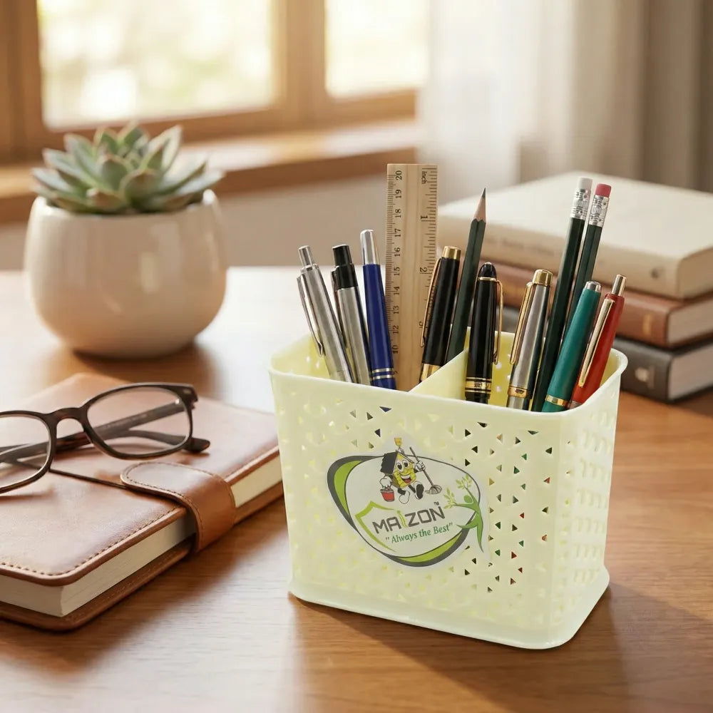 7722 multipurpose holder for desk plastic pen pots organizers pencil stationary supplies office home school non-slip