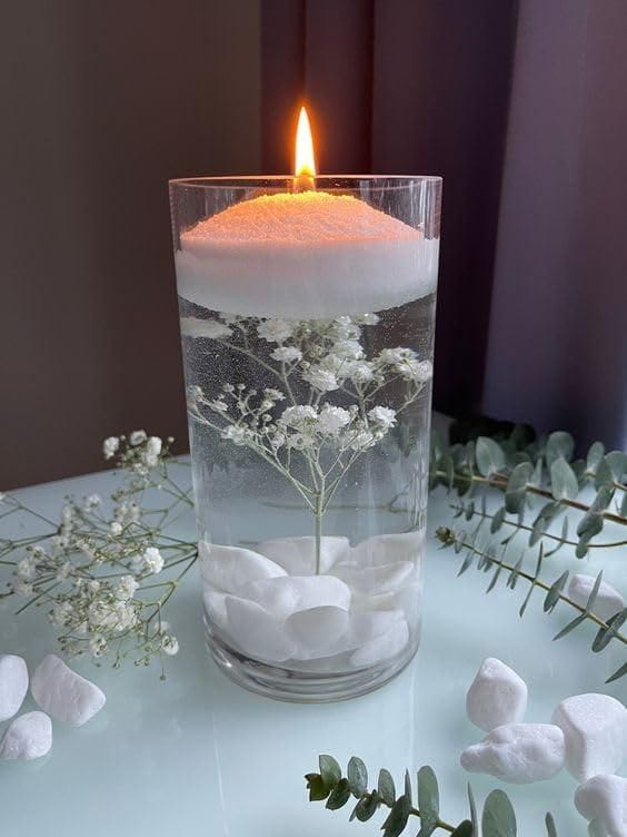 Pearl soy wax for custom candles 200gram + 50 wicks