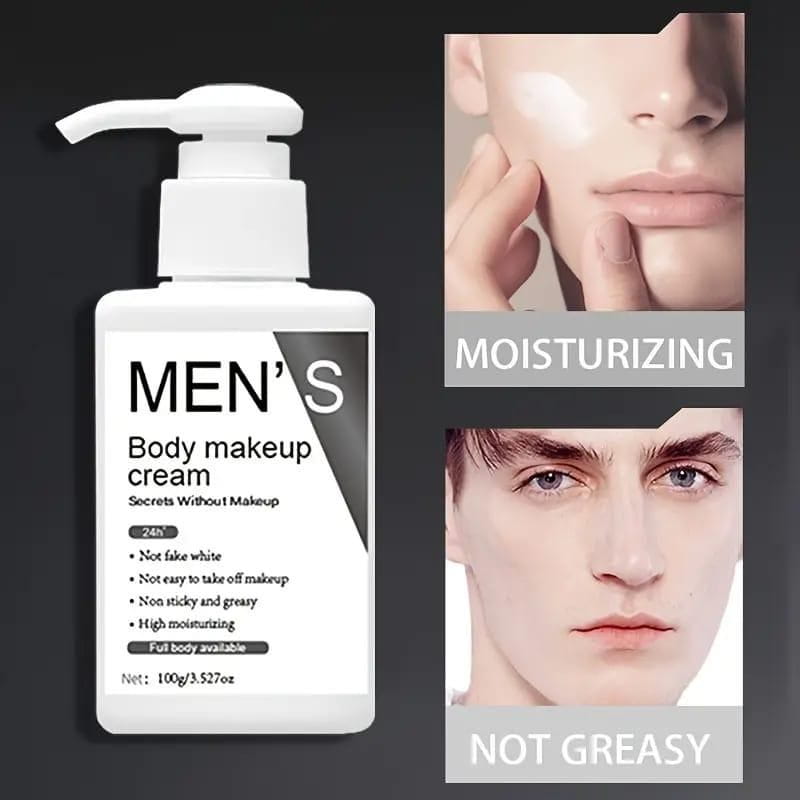 Men?s moisturizer concealer make up cream 100gm