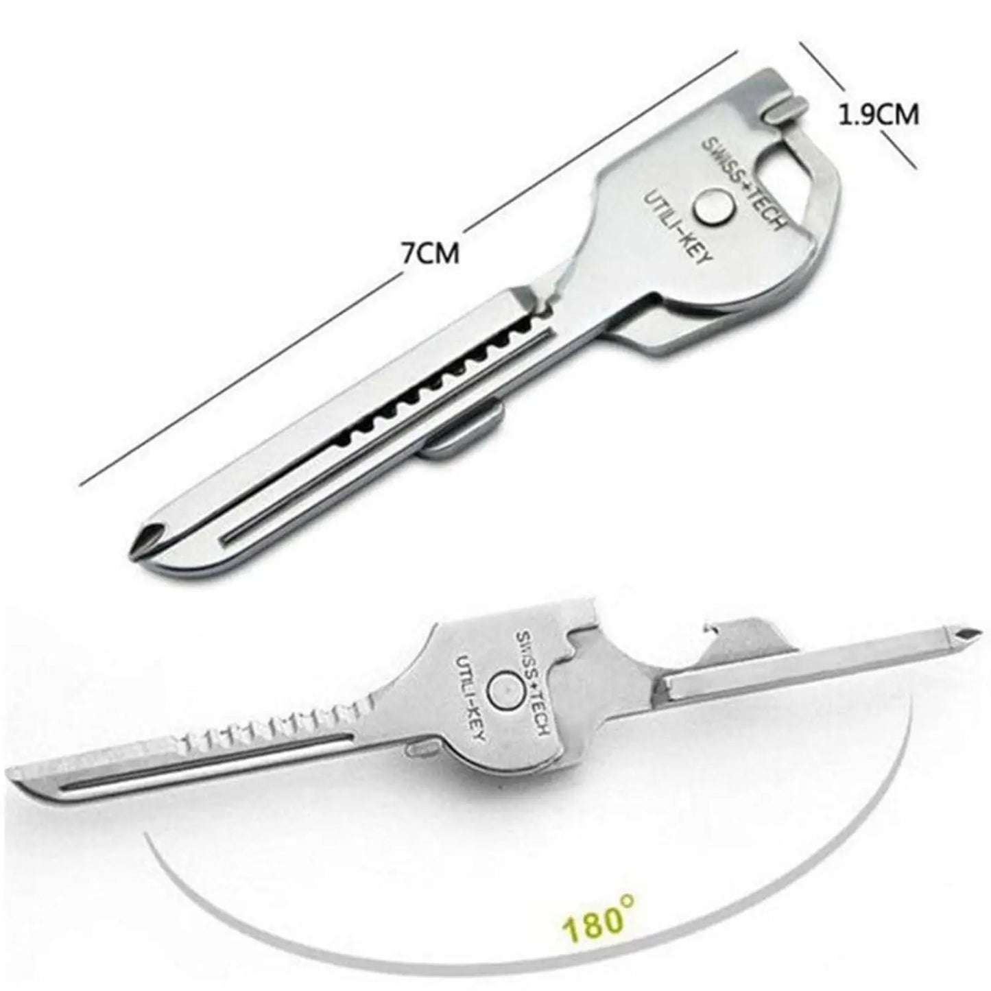 8 in 1 Key Shaped Pocket Multitool