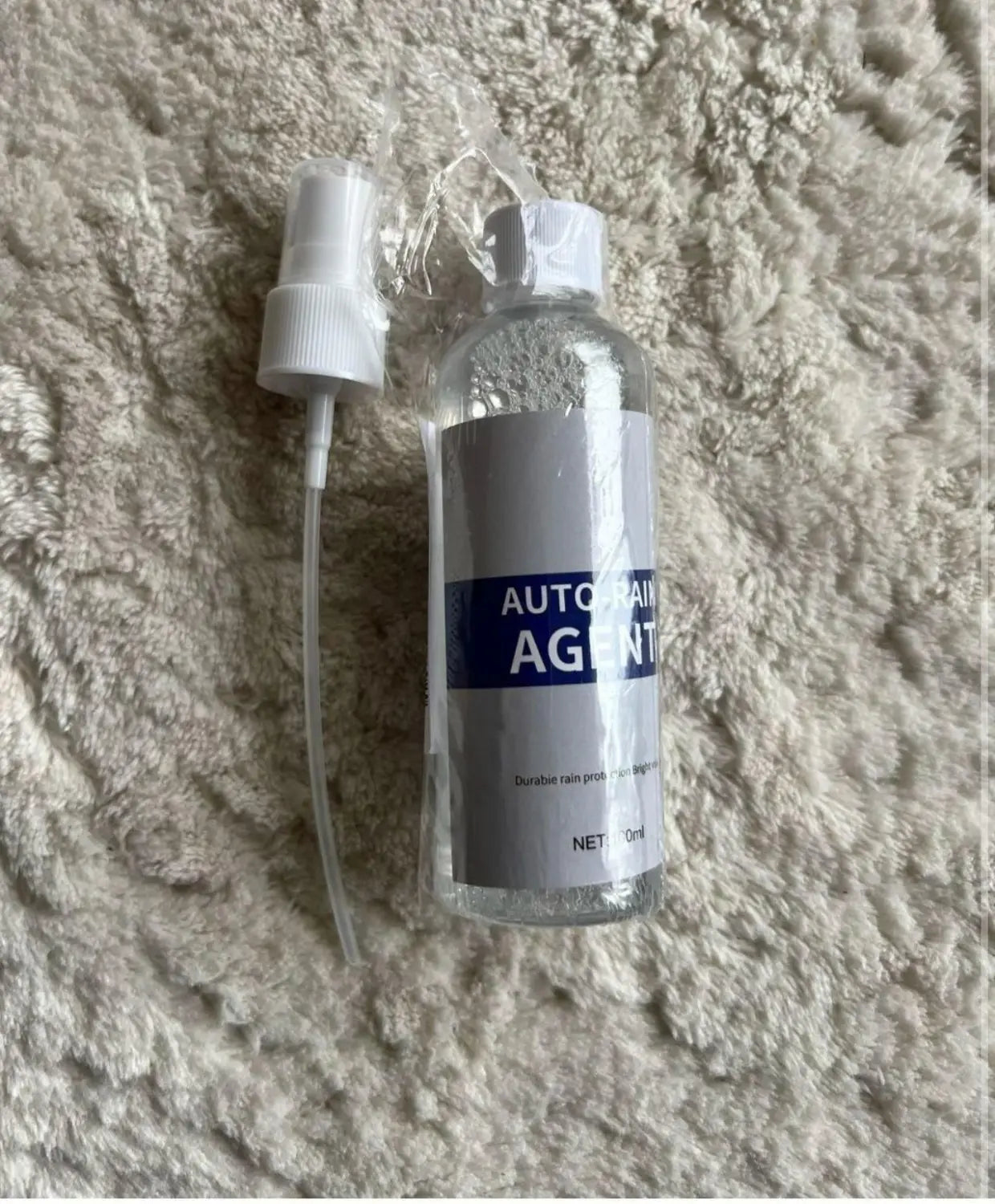 Car glass anti-fog rainproof agent