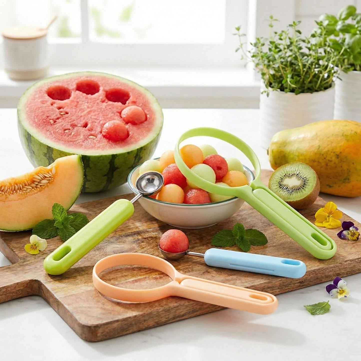 2-in-1 Fruit Peeler & Baller