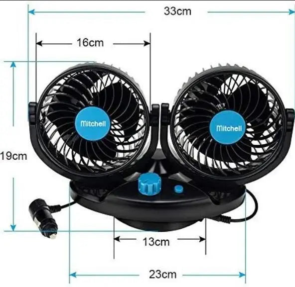 Usb silent handheld fan