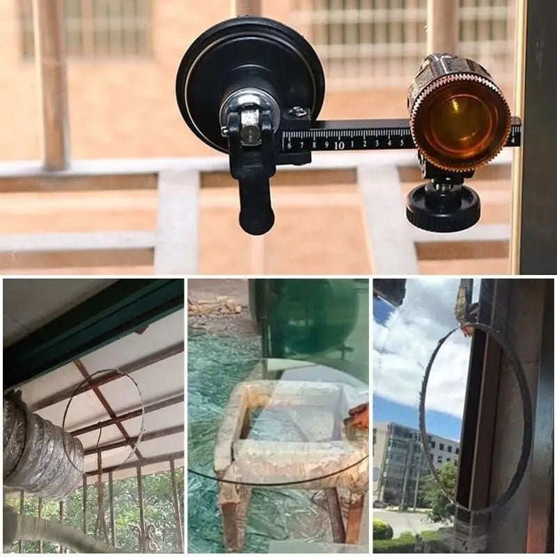 Glass compass gauge cutter