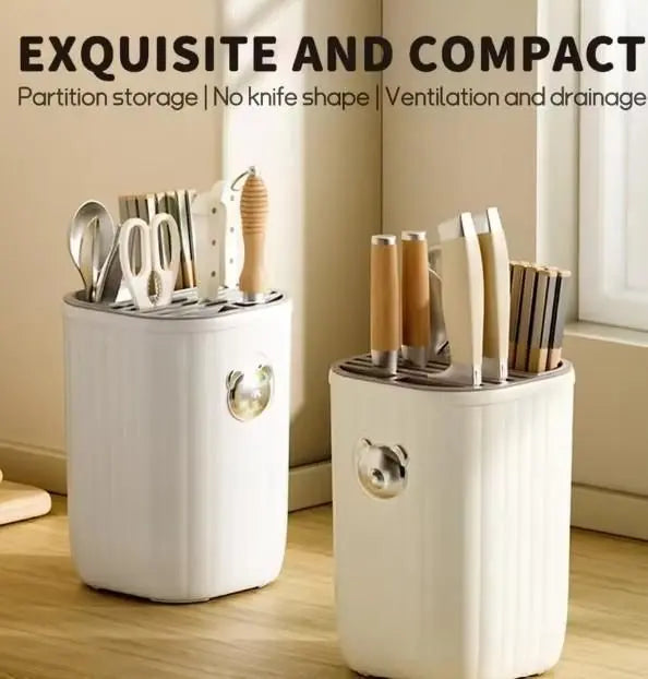 Multifunctional kitchen knife holder