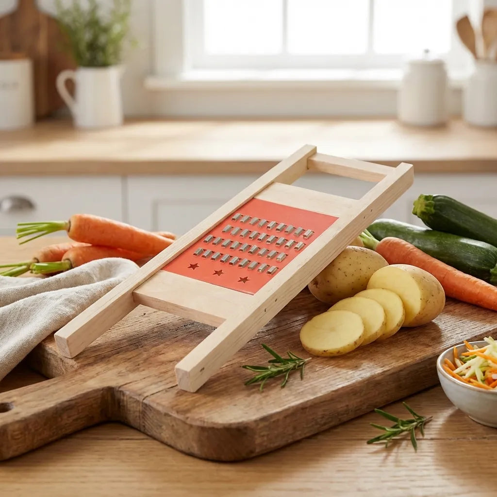Wooden Vegetable Slicer Grater