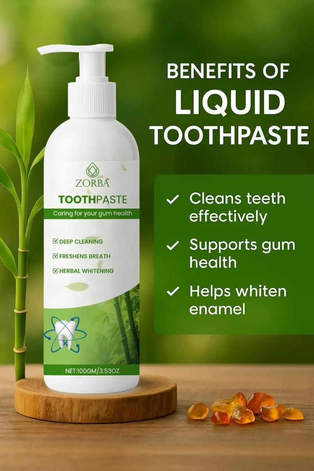 Toothpaste caring for your gum health 200 gm pack of 2