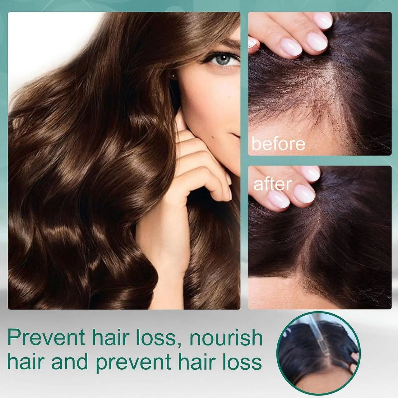 Natural essence ginger hair nutrition solution 7* rapid growth 30ml