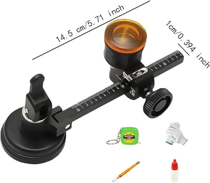 Glass compass gauge cutter