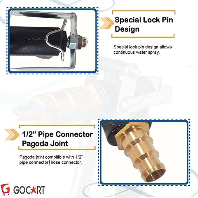Metal trigger brass nozzle water spray gun