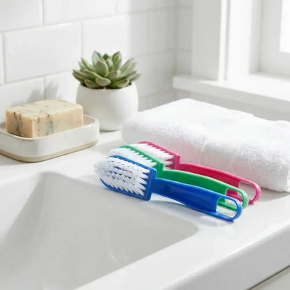 7956 multi-purpose kitchen cleaning brushes - fish vegetable tool cleaner utensils fruit 3 piece - home &