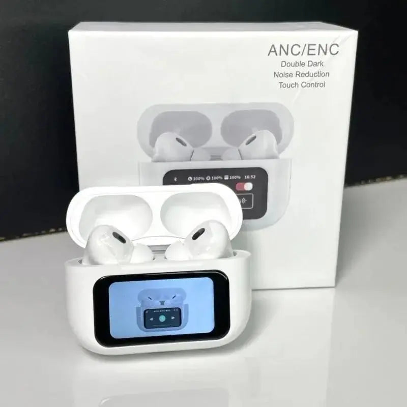 Touch screen wireless earbuds