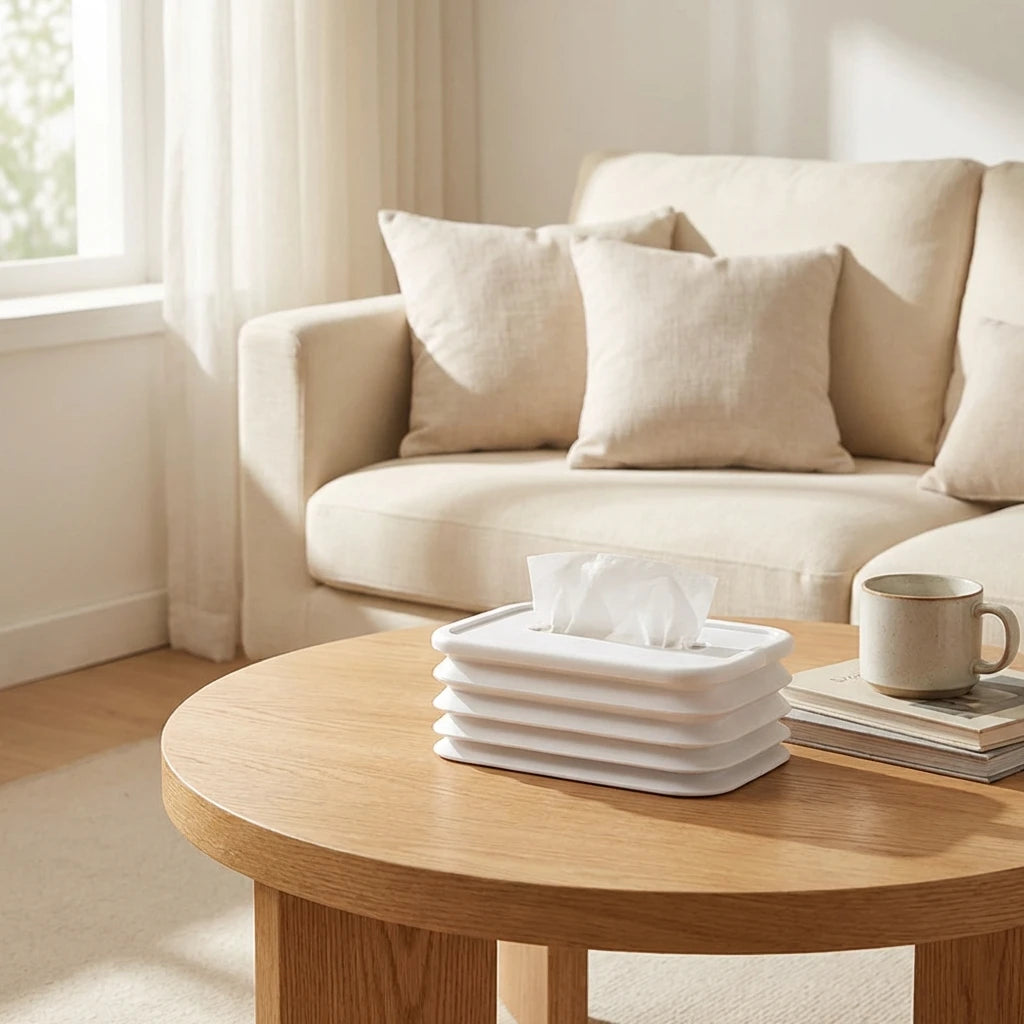 Sleek Silicone Tissue Holder