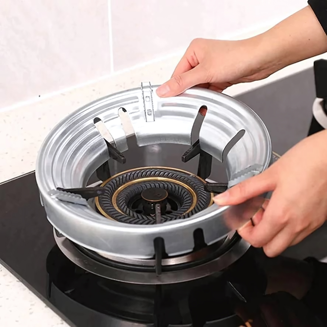 Gas Stove Fire & Windproof Saving Stand