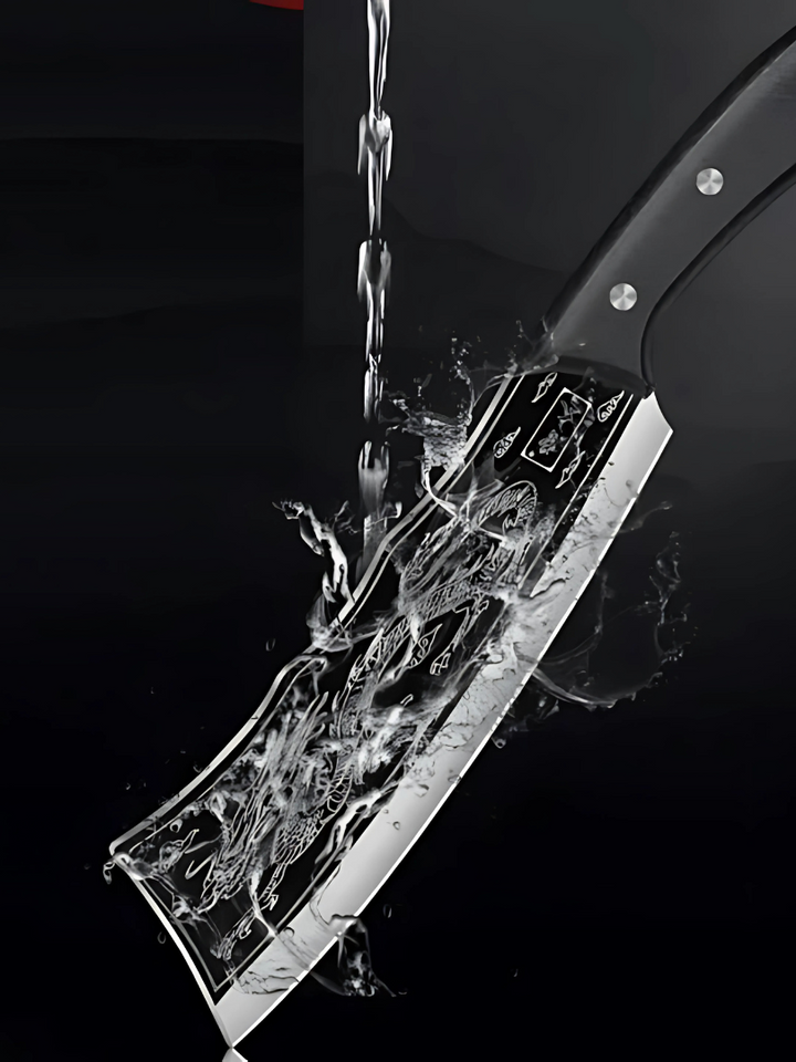 Dragon Chopping Knife Stainless Steel Blade