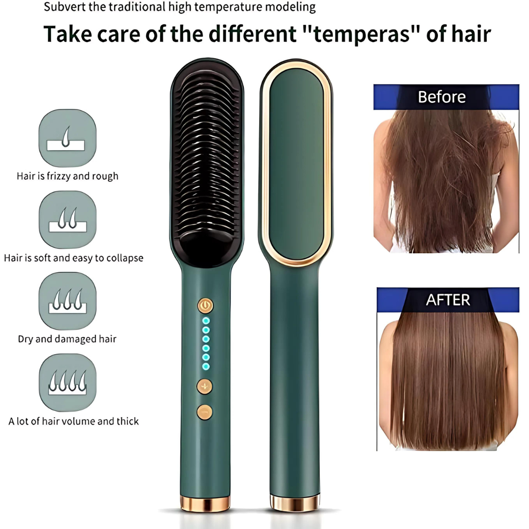 Electric Hair Straightener Comb