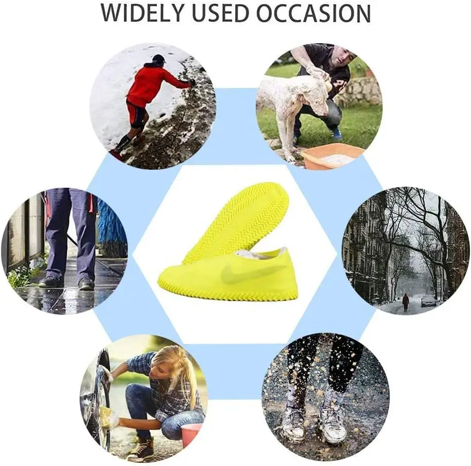 Waterproof silicone shoes cover