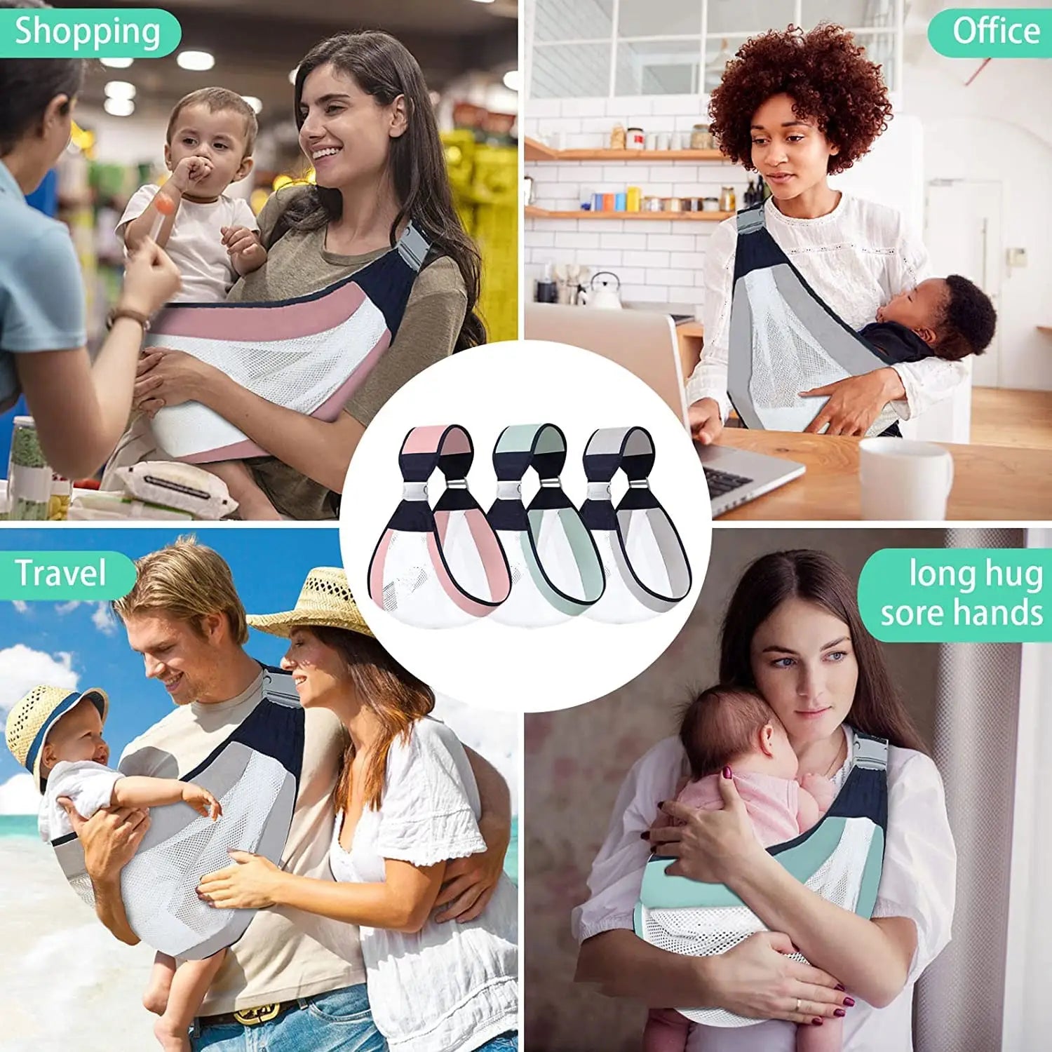 Baby carrier newborn to toddler