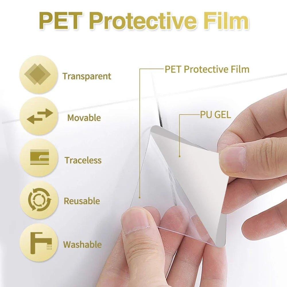 Reusable nano adhesive tape - home improvement