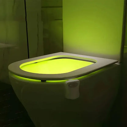 8-color sensor toilet light - home improvement