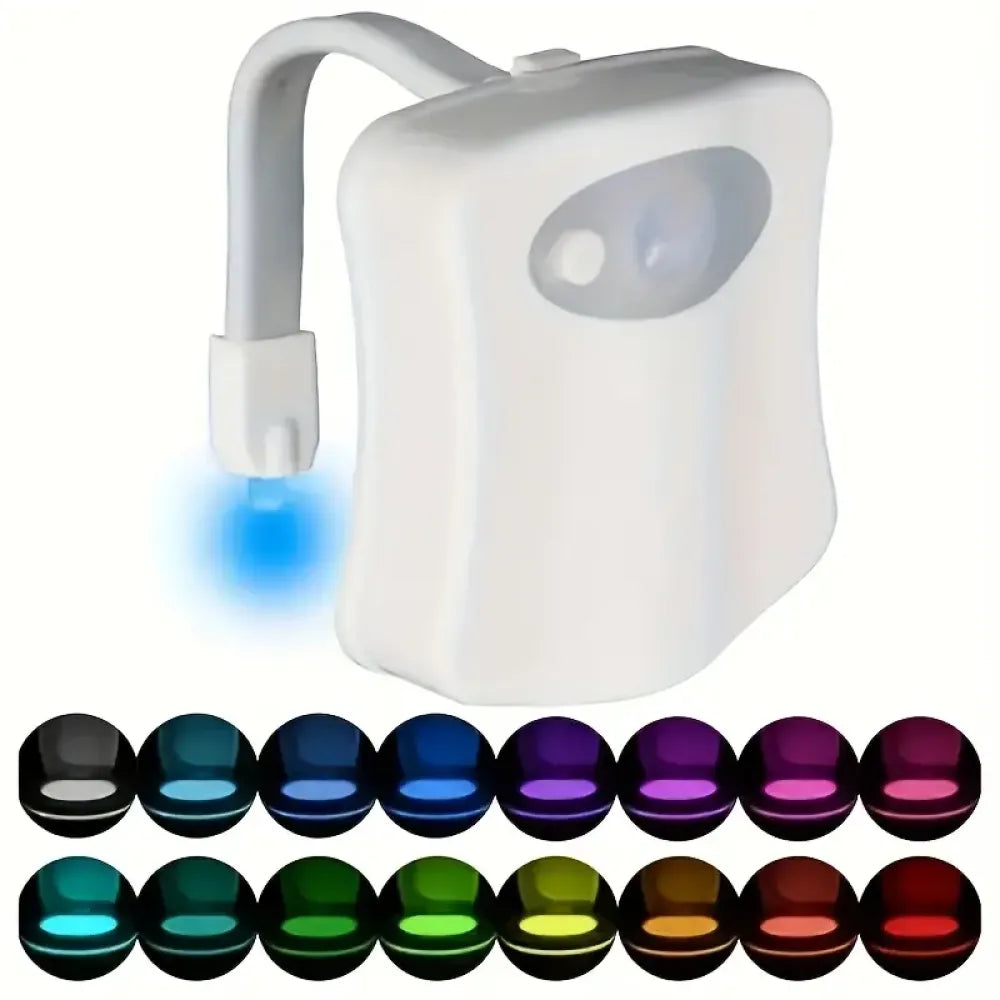 8-color sensor toilet light - home improvement