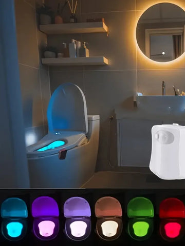 8-Color Sensor Toilet Light