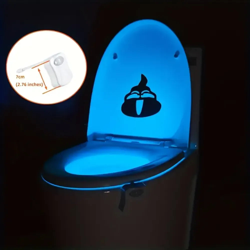 8-color sensor toilet light - home improvement