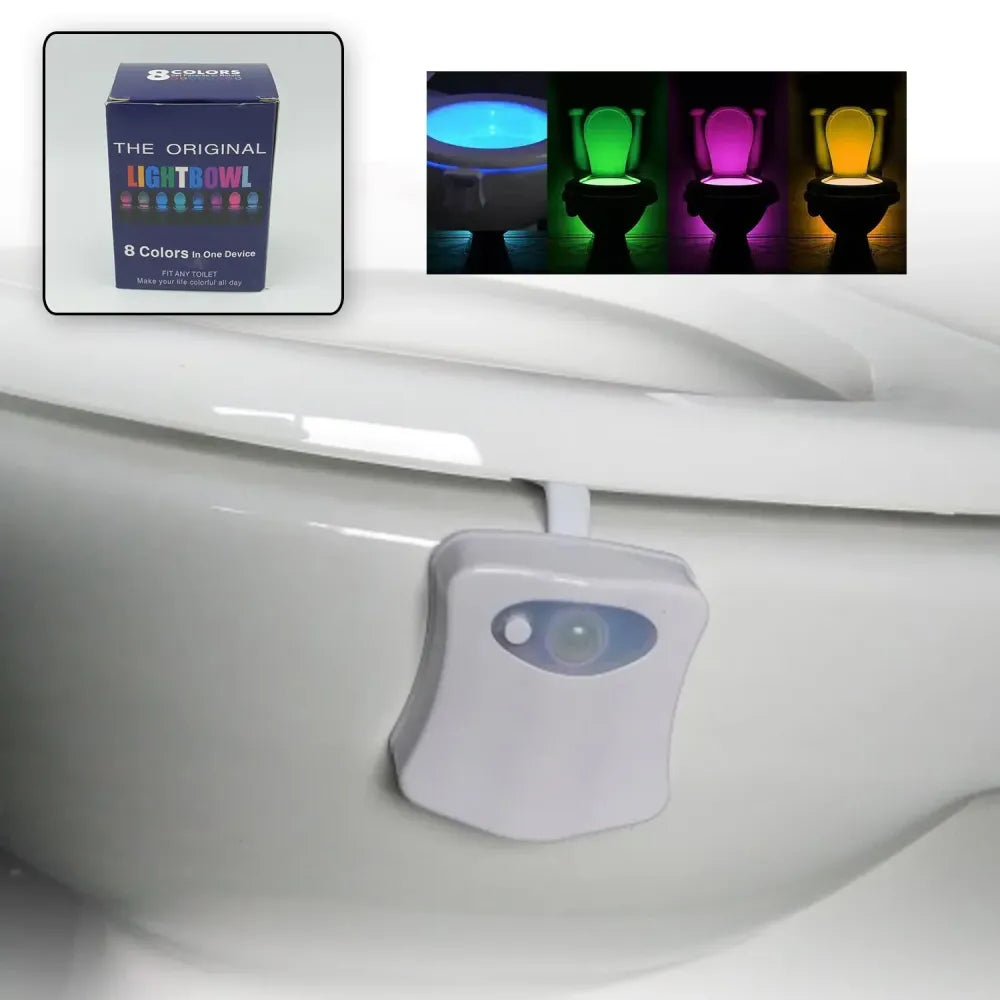 8-color sensor toilet light - home improvement
