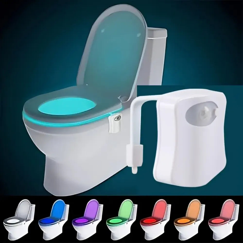 8-color sensor toilet light - home improvement