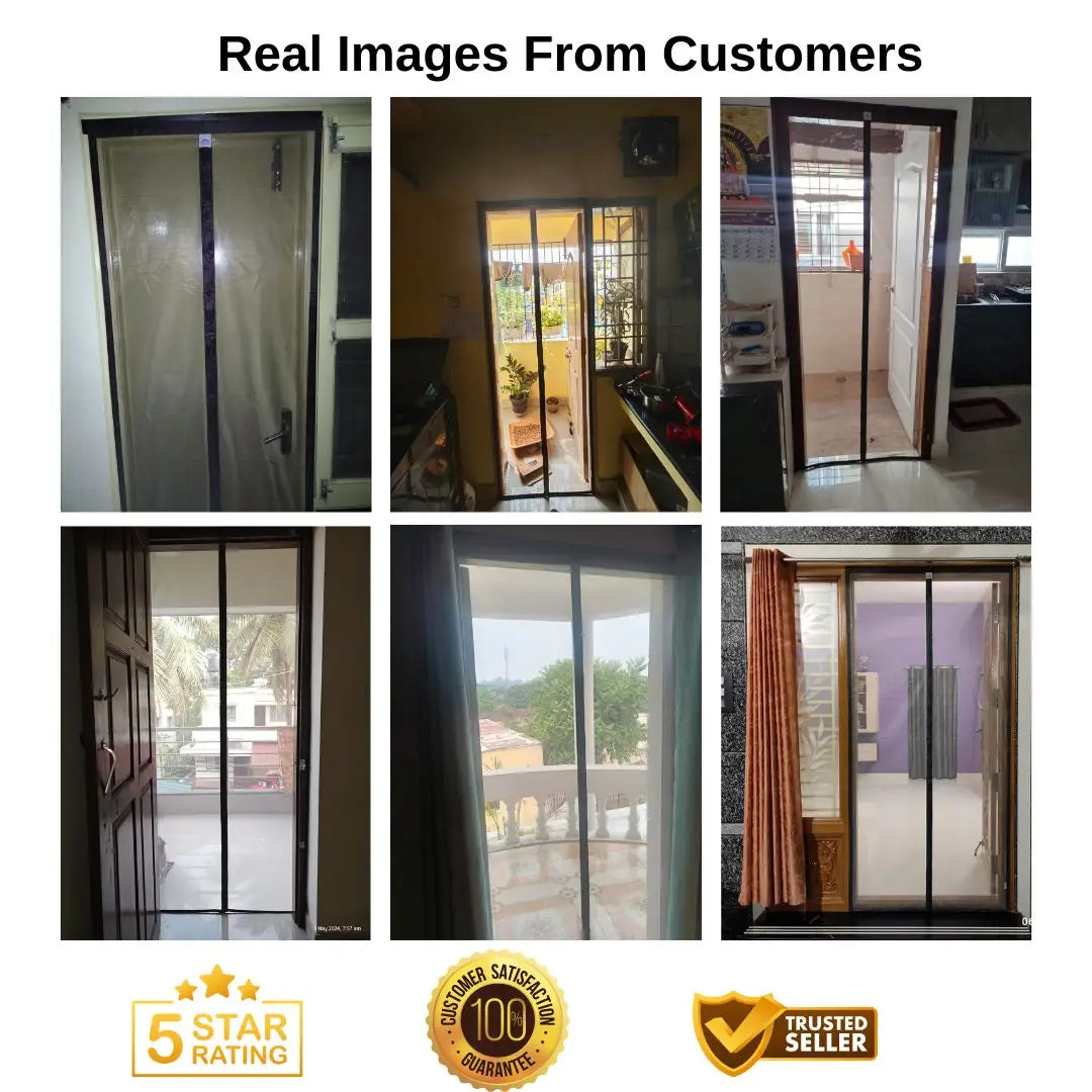 Mesh magnetic mosquito net curtain