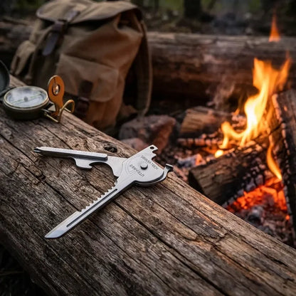 8 in 1 key shaped pocket multitool