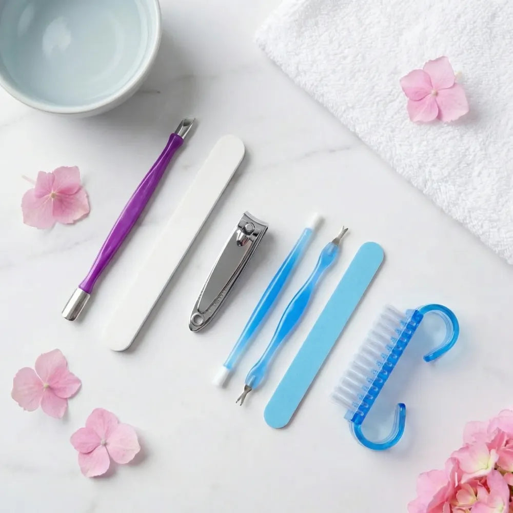 8-in-1 manicure & pedicure kit - health care