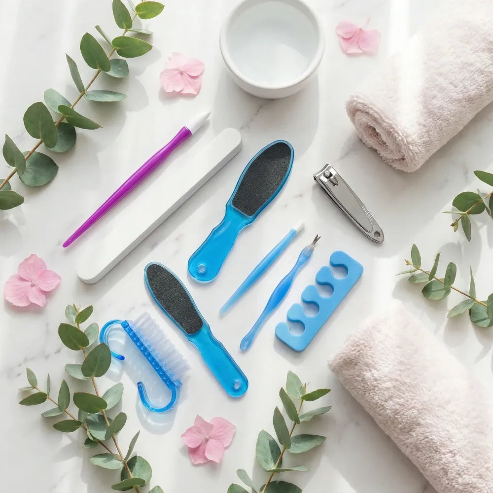 8-in-1 manicure & pedicure kit - health care