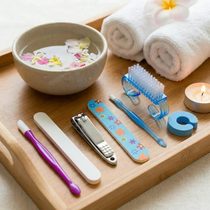 8-in-1 manicure & pedicure kit - health care