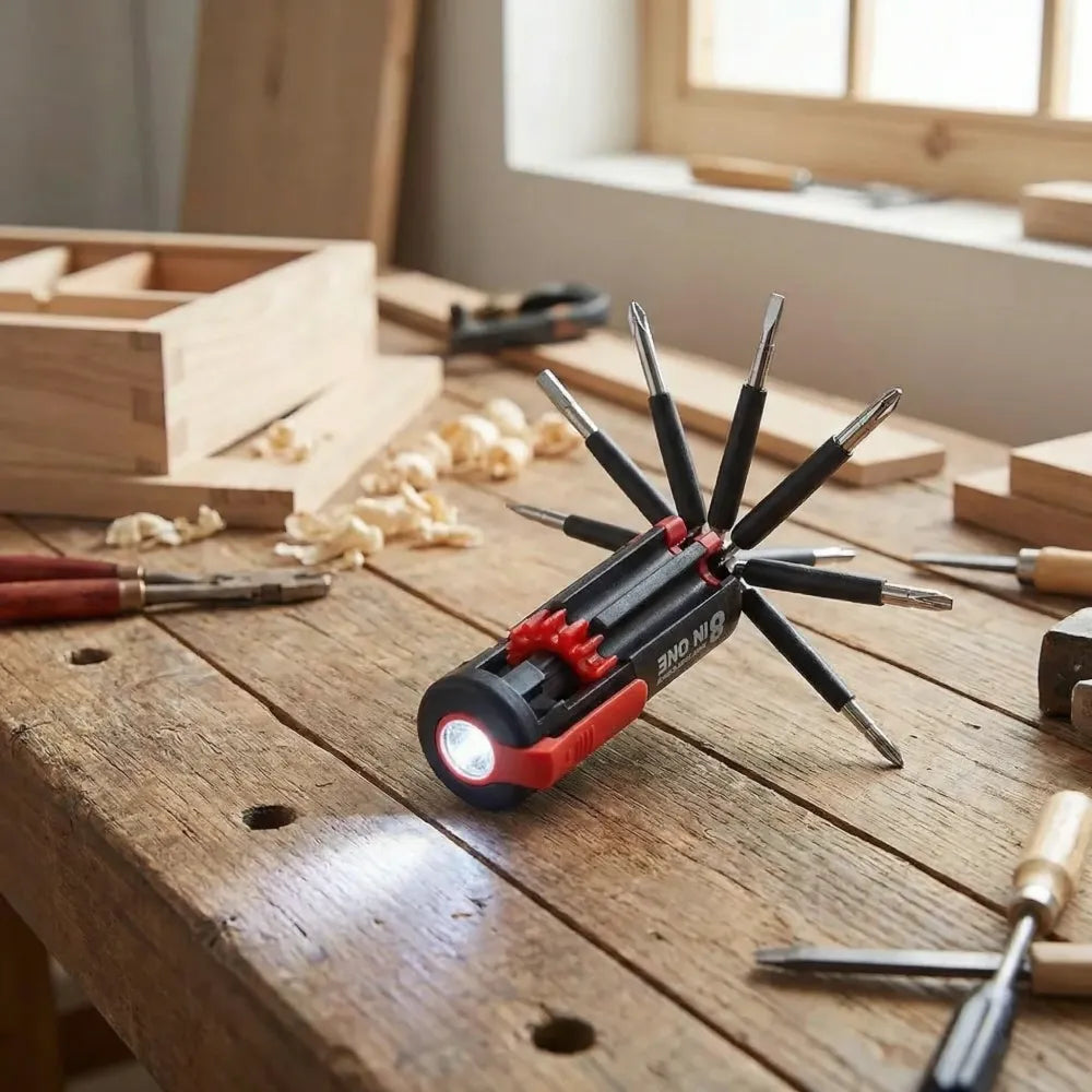 8-in-1 multi-function screwdriver tool - hardware