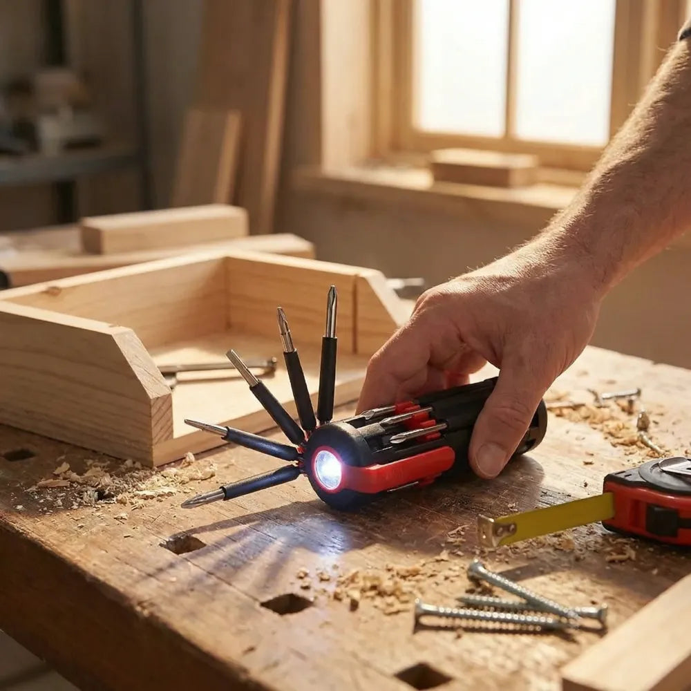 8-in-1 multi-function screwdriver tool - hardware