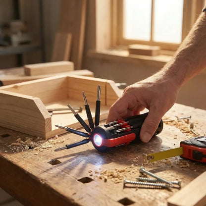 8-in-1 multi-function screwdriver tool - hardware