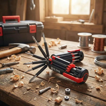 8-in-1 multi-function screwdriver tool - hardware