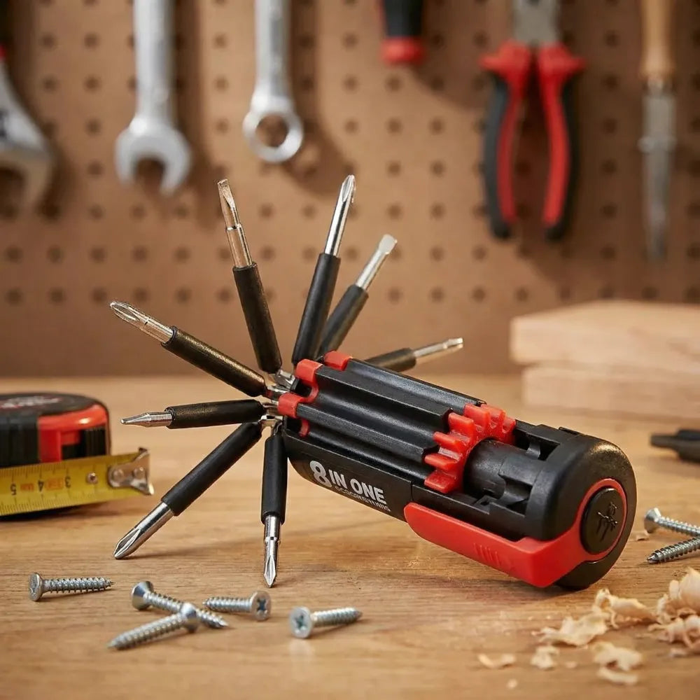 8-in-1 multi-function screwdriver tool - hardware