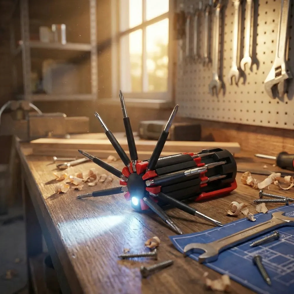 8-in-1 multi-function screwdriver tool - hardware
