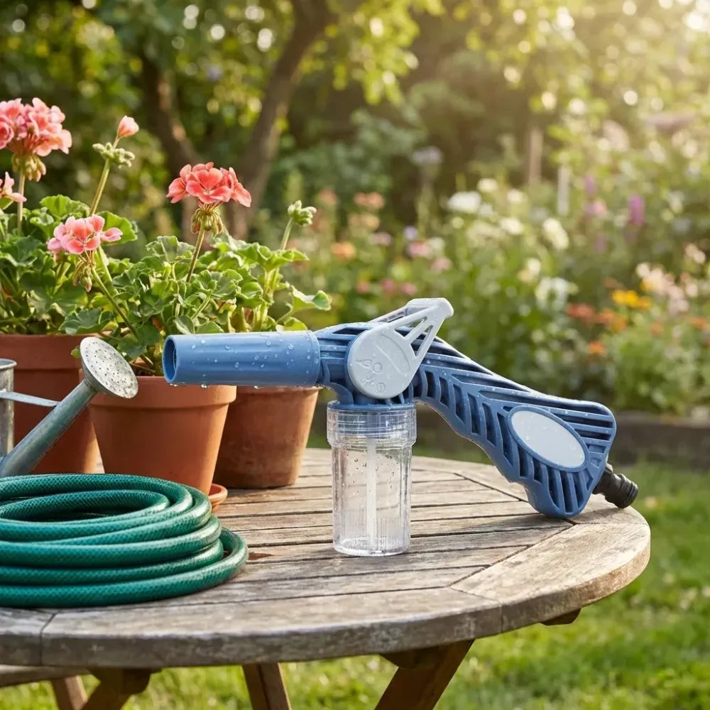 8-in-1 turbo water spray gun - garden