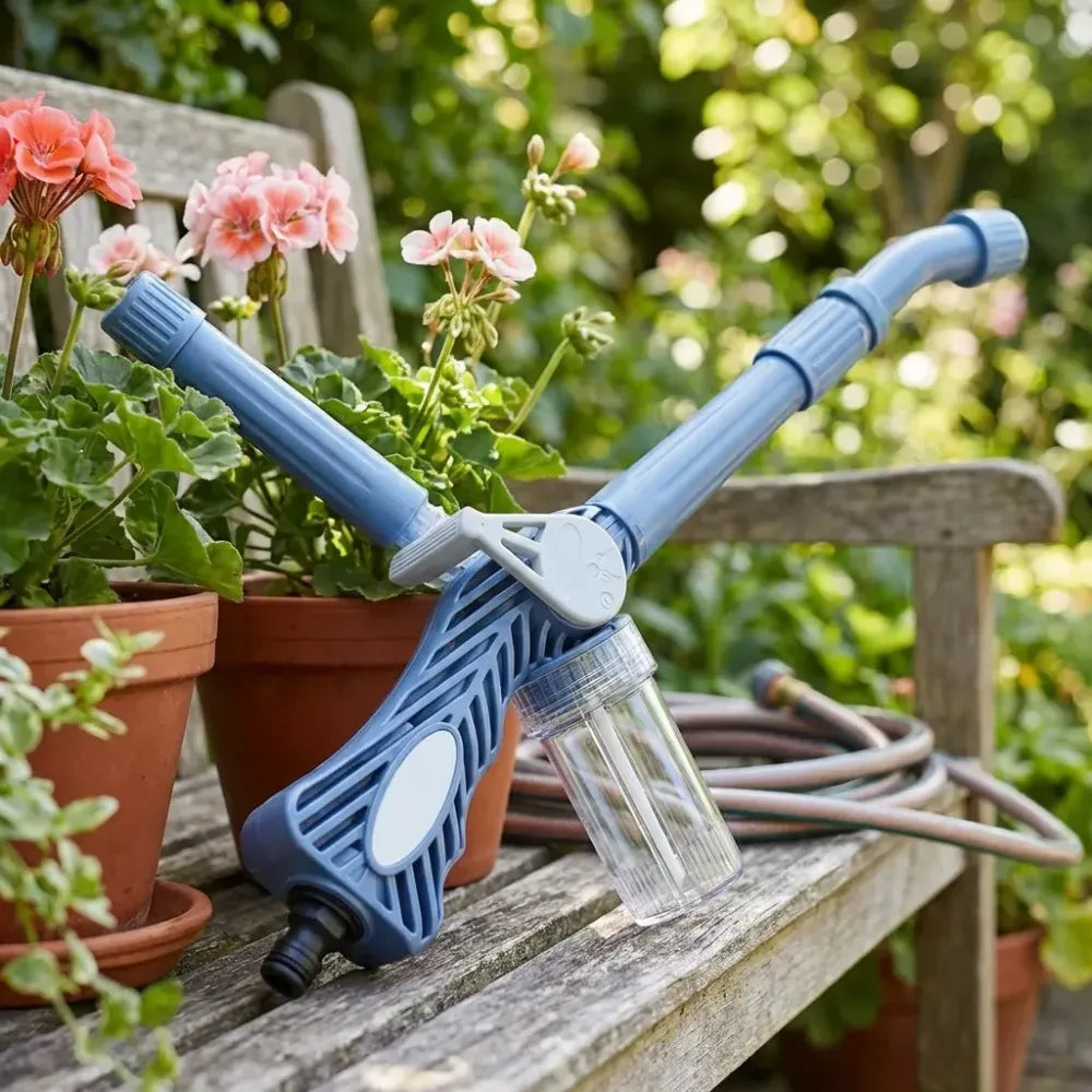 8-in-1 turbo water spray gun - garden